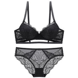 Sexy Embroidered Bra and Panties Set Online in USA