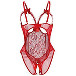 Crotchless lingerie set  - Mesh Lace Lingerie